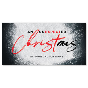 Unexpected Christmas 11" x 5.5" Oversized Postcards