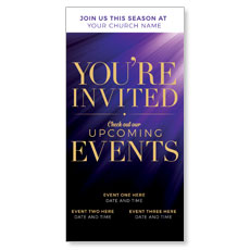 Purple Custom Invite 