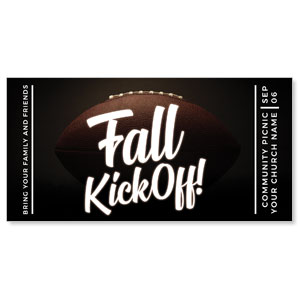 Kickoff This Fall 11" x 5.5" Oversized Postcards