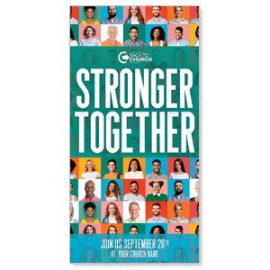 BTCS Stronger Together People 11" x 5.5" Oversized Postcards