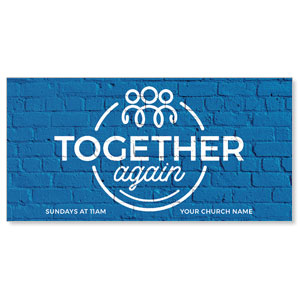 Together Again Circle 11" x 5.5" Oversized Postcards