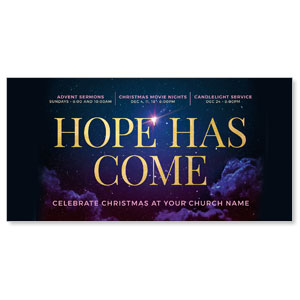 Hope Has Come Sky 11" x 5.5" Oversized Postcards