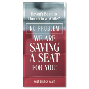 Seat For You 11" x 5.5" Oversized Postcards
