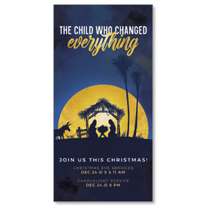 Child Who Changed Everything 11" x 5.5" Oversized Postcards