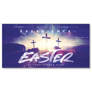 Experience Easter 11" x 5.5" Oversized Postcards