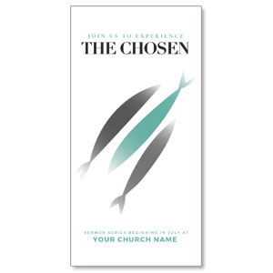 The Chosen Fish Sermon Series 11" x 5.5" Oversized Postcards