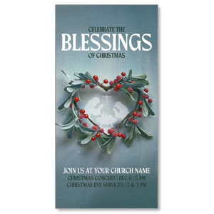 Blessings of Christmas 11" x 5.5" Oversized Postcards