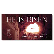 He Is Risen Tomb Cross 