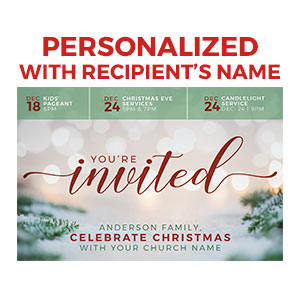 You're Invited Snow Personalized IC