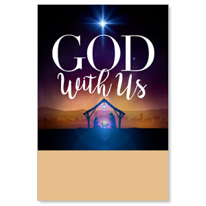 God With Us Advent Posters