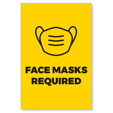 Yellow Face Masks Required 