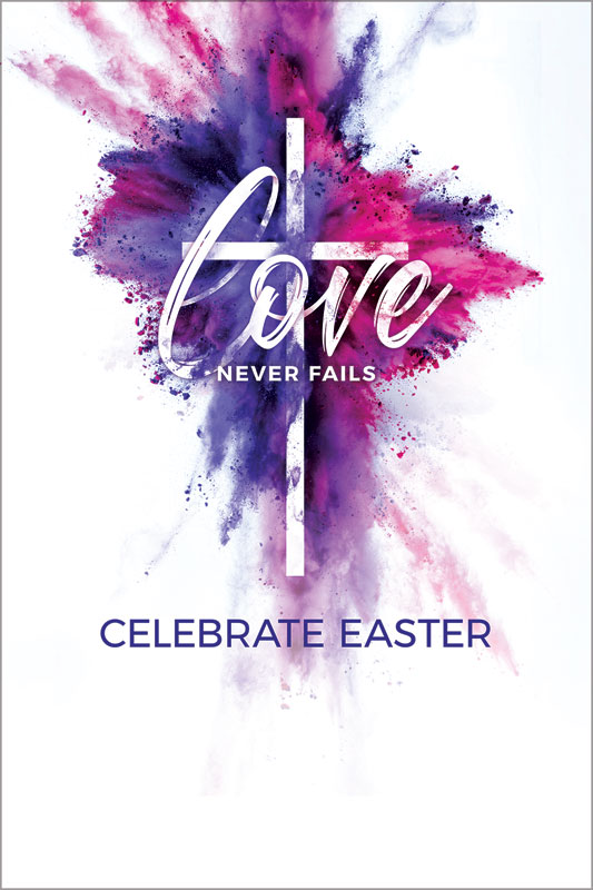 Posters, Easter, Love Never Fails, 12 x 18