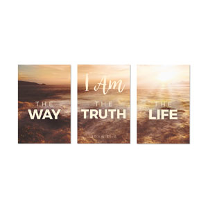 Way Truth Life 23" x 34.5" Rigid Wall Art