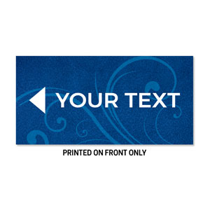 Flourish Your Text 23" x 11.5" Rigid Sign