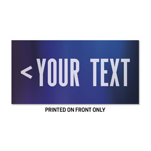 Aurora Lights Your Text Here 23" x 11.5" Rigid Sign