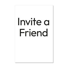 Black Text Invite A Friend 