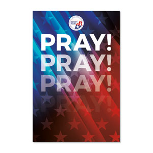 National Day of Prayer PRAY! 23" x 34.5" Rigid Sign