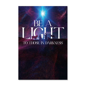 Thrill of Hope Sky Be A Light 23" x 34.5" Rigid Sign