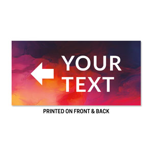 Vibrant Paint Your Text 23" x 11.5" Rigid Sign