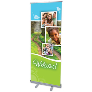 Spring Path 2'7" x 6'7"  Vinyl Banner