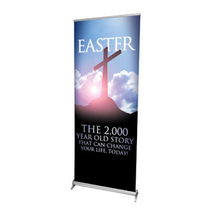 2000 Year Old Story 2'7" x 6'7"  Vinyl Banner