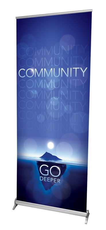 Banners, Purposes, Deeper Iceberg Community, 2'7 x 6'7
