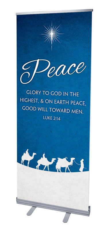 Banners, Christmas, Advent Peace, 2'7 x 6'7