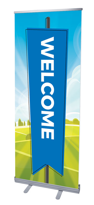 Banners, Welcome, Bright Meadow Welcome, 2'7 x 6'7