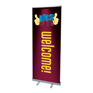 Marquee Welcome 2'7" x 6'7"  Vinyl Banner