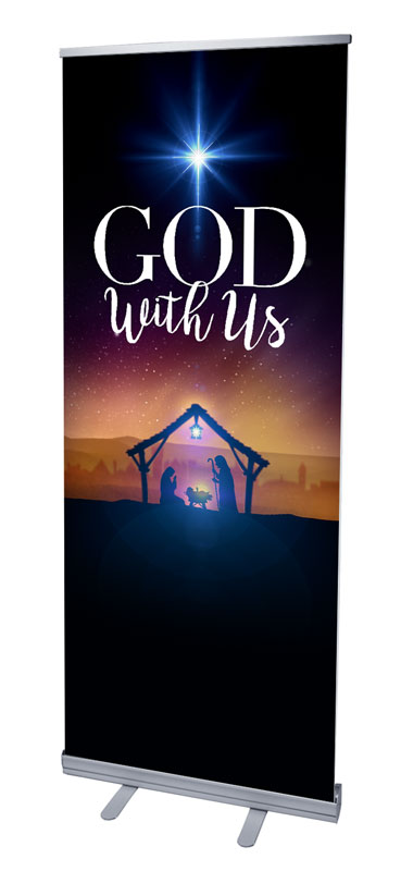 Banners, Christmas, God With Us Advent, 2'7 x 6'7