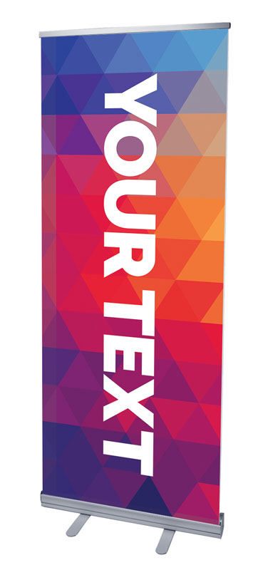 Banners, Geometric Bold Products, Geometric Bold Your Text Here, 2'7 x 6'7