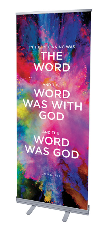 Banners, Easter, Back to Church Easter Scripture, 2'7 x 6'7