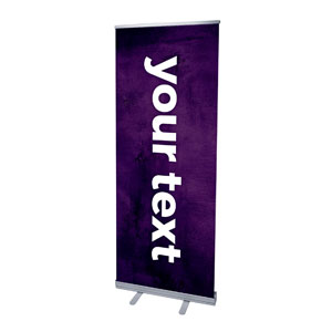 Real Love Crown Your Text 2'7" x 6'7"  Vinyl Banner
