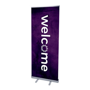 Real Love Crown Welcome 2'7" x 6'7"  Vinyl Banner