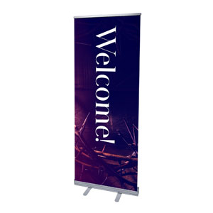 Hope Came to Life Welcome 2'7" x 6'7"  Vinyl Banner