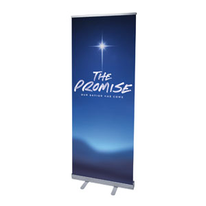 The Promise Contemporary 2'7" x 6'7"  Vinyl Banner