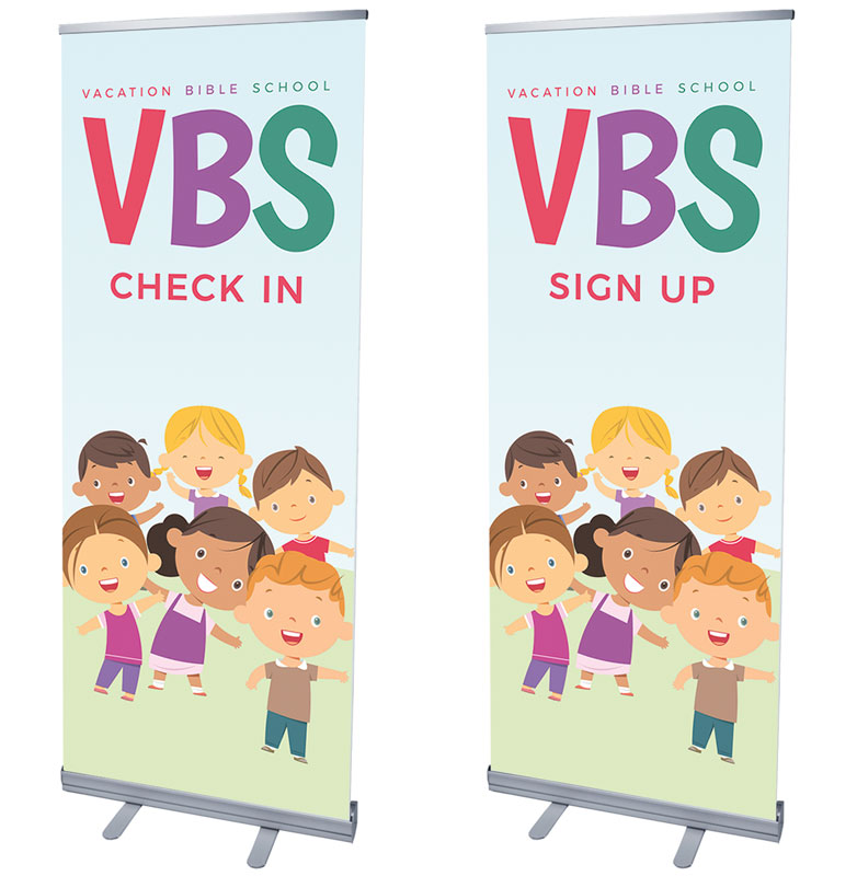 Banners, VBS / Camp, VBS Kids Pair, 2'7 x 6'7