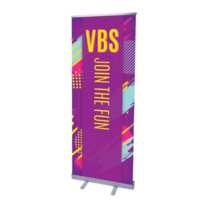 VBS Neon 2'7" x 6'7"  Vinyl Banner