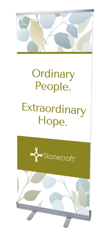 Banners, Inspiration, Ordinary People, Extraordinary Hope, 2'7 x 6'7