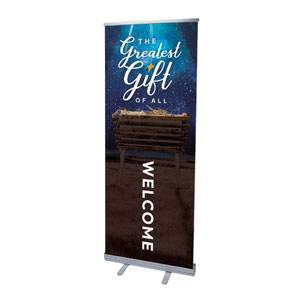 Greatest Gift of All 2'7" x 6'7"  Vinyl Banner