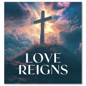 Love Reigns Cross StickUp