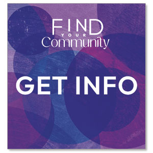 Find Your Community Get Info StickUp