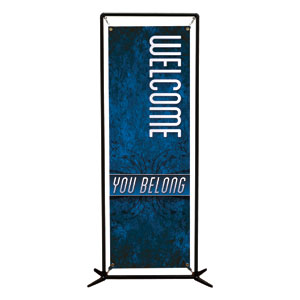 You Belong Welcome 2' x 6' Banner