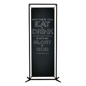 Chalk 1 Cor 10:31 2' x 6' Banner