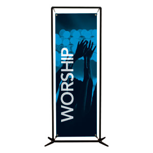 Worship Together L 2' x 6' Banner