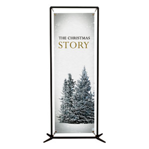 Christmas Story Trees 2' x 6' Banner