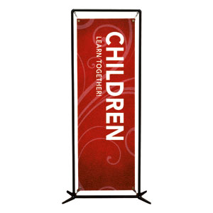Flourish Children 2' x 6' Banner