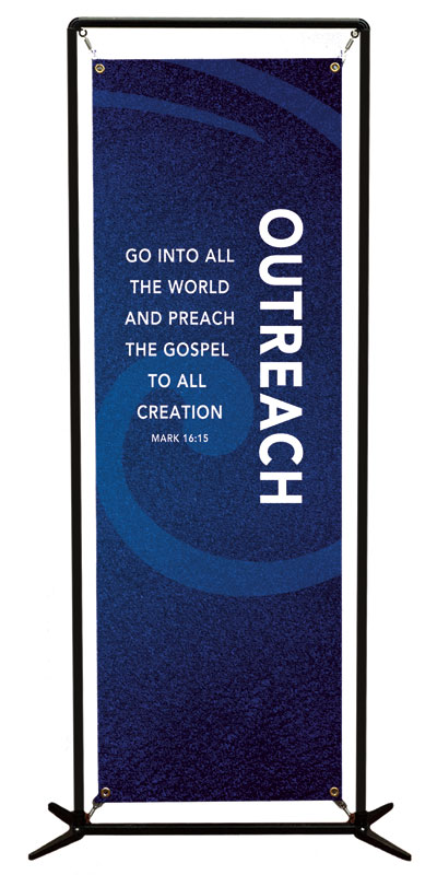 Banners, Purposes, Flourish Outreach, 2' x 6'