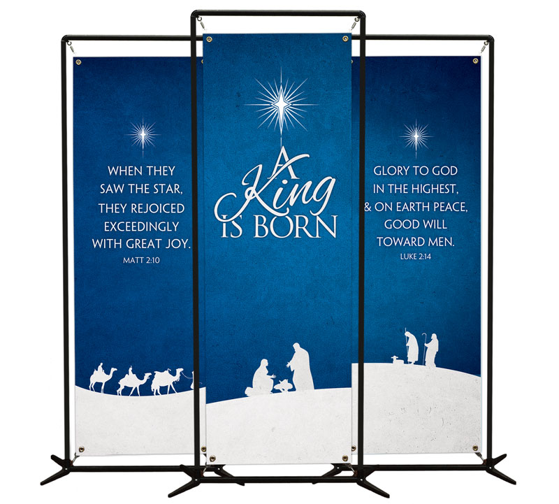 Banners, Christmas, Christmas Silhouette , 2' x 6'
