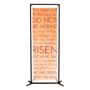 Holy Words Easter 2' x 6' Banner